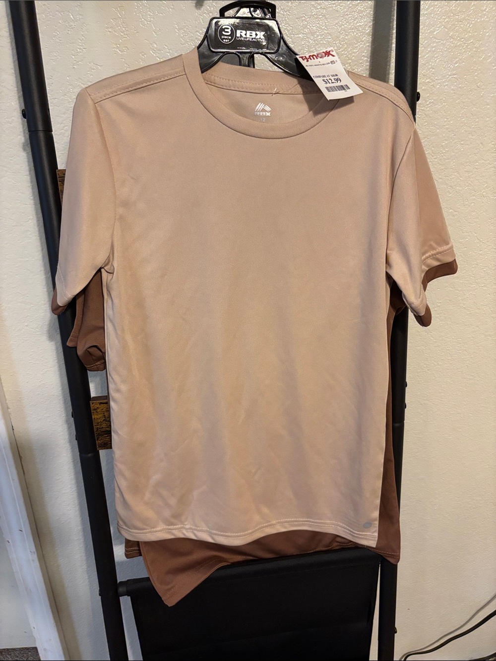 Boy’s Light Beige Active Tee